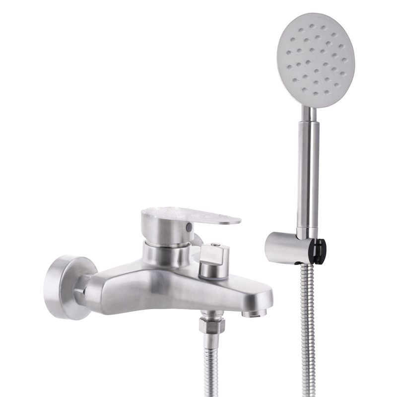 Смеситель д/ванны корот. нерж/сталь ZERIX - ASA-009 (EURO) 8 шт/ящ - изображение №1