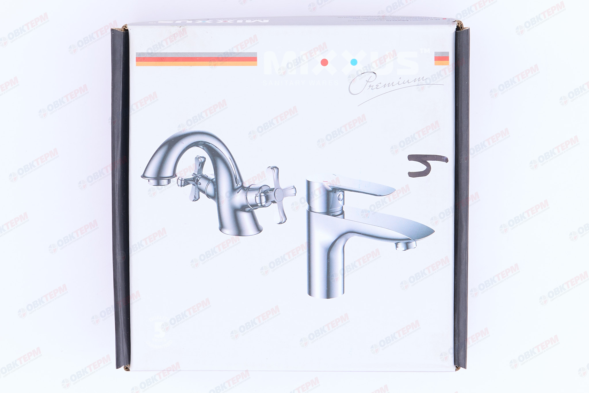 Смеситель д/умывальника MIXXUS PREMIUM TIGER 001 Ø35 ГАЙКА BLACK (10 шт/ящ) - миниатюра №7