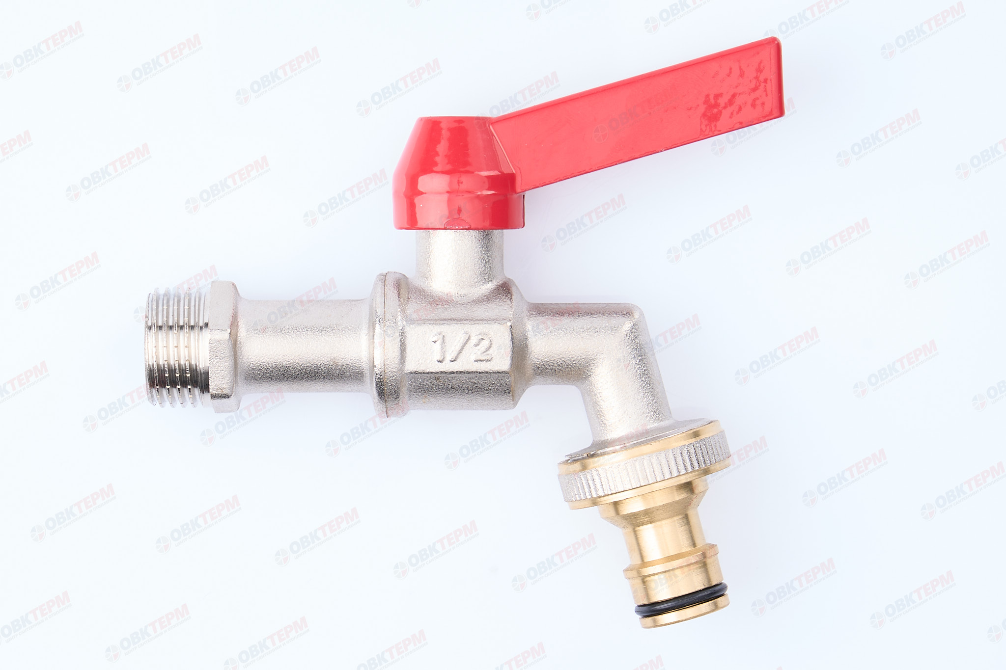 Кран  поливочный с коннектором 1/2" EUROPRODUCT   (96 шт) - изображение №1