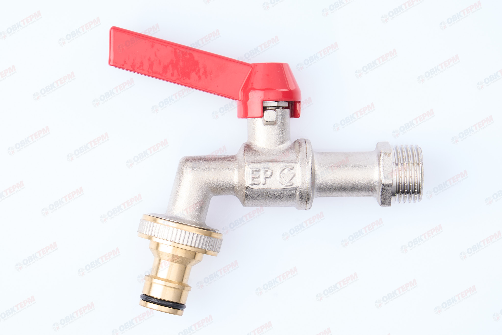 Кран  поливочный с коннектором 1/2" EUROPRODUCT   (96 шт) - миниатюра №2