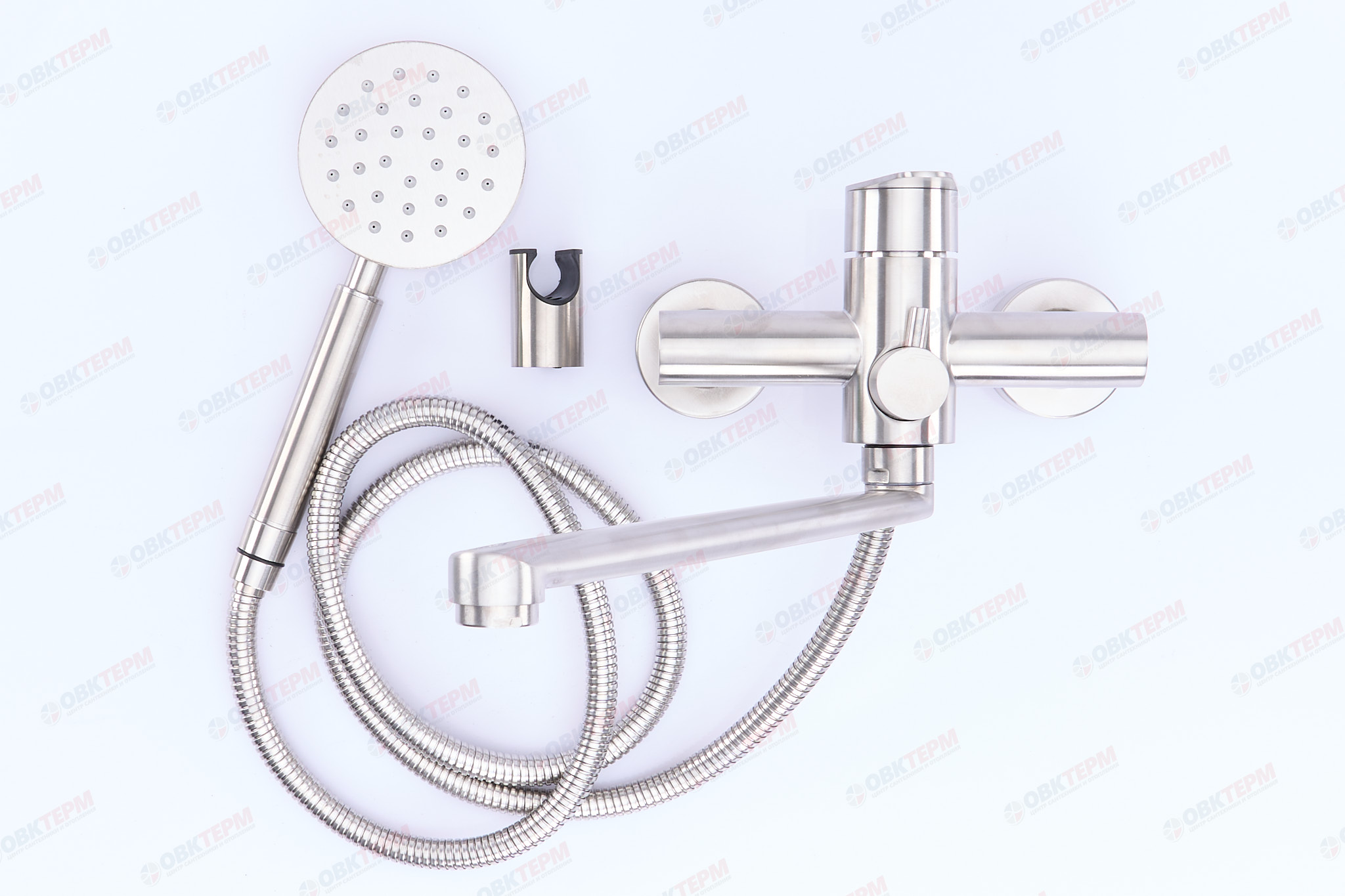 Смеситель д/ванны нерж/сталь ZERIX - FOX-006 (EURO)  8 шт/ящ - Изображение №4