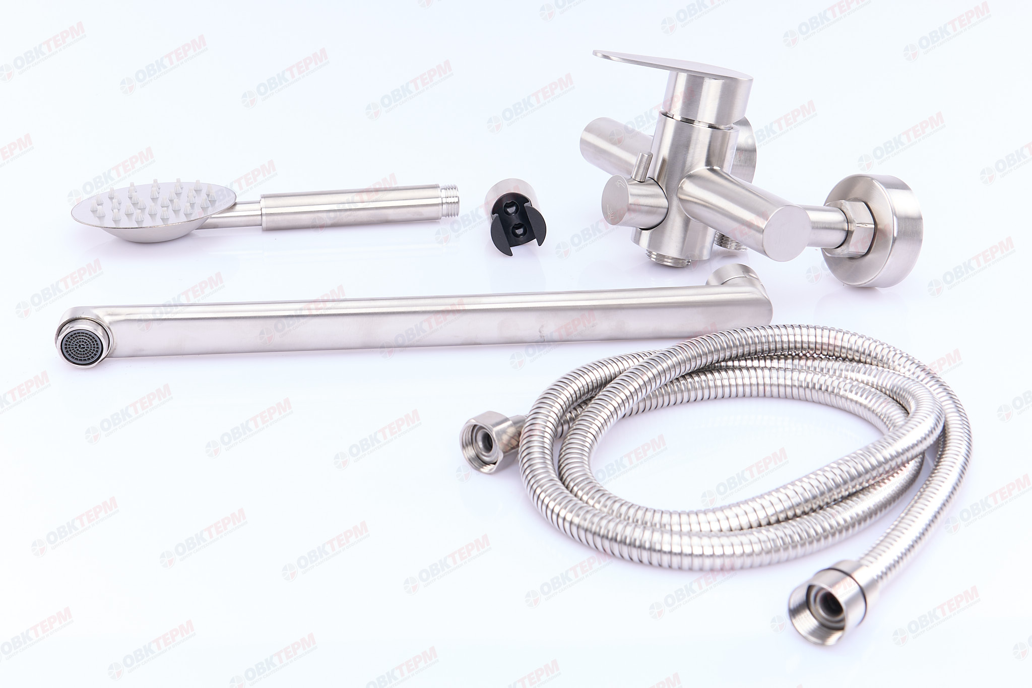 Смеситель д/ванны нерж/сталь ZERIX - FOX-006 (EURO)  8 шт/ящ - Изображение №5