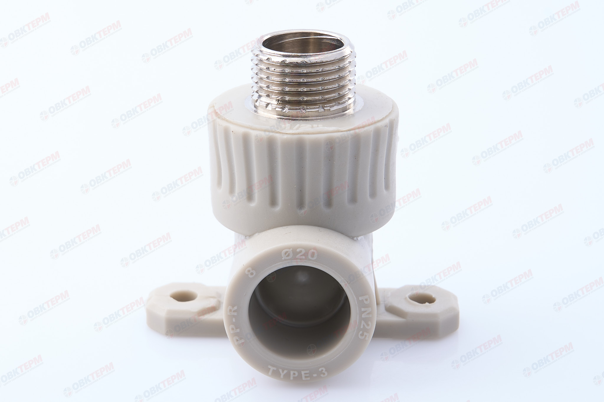 Угол монтажный  20 * 1/2" Н   СЕРЫЙ     (RTP)    (75/25) - Изображение №3
