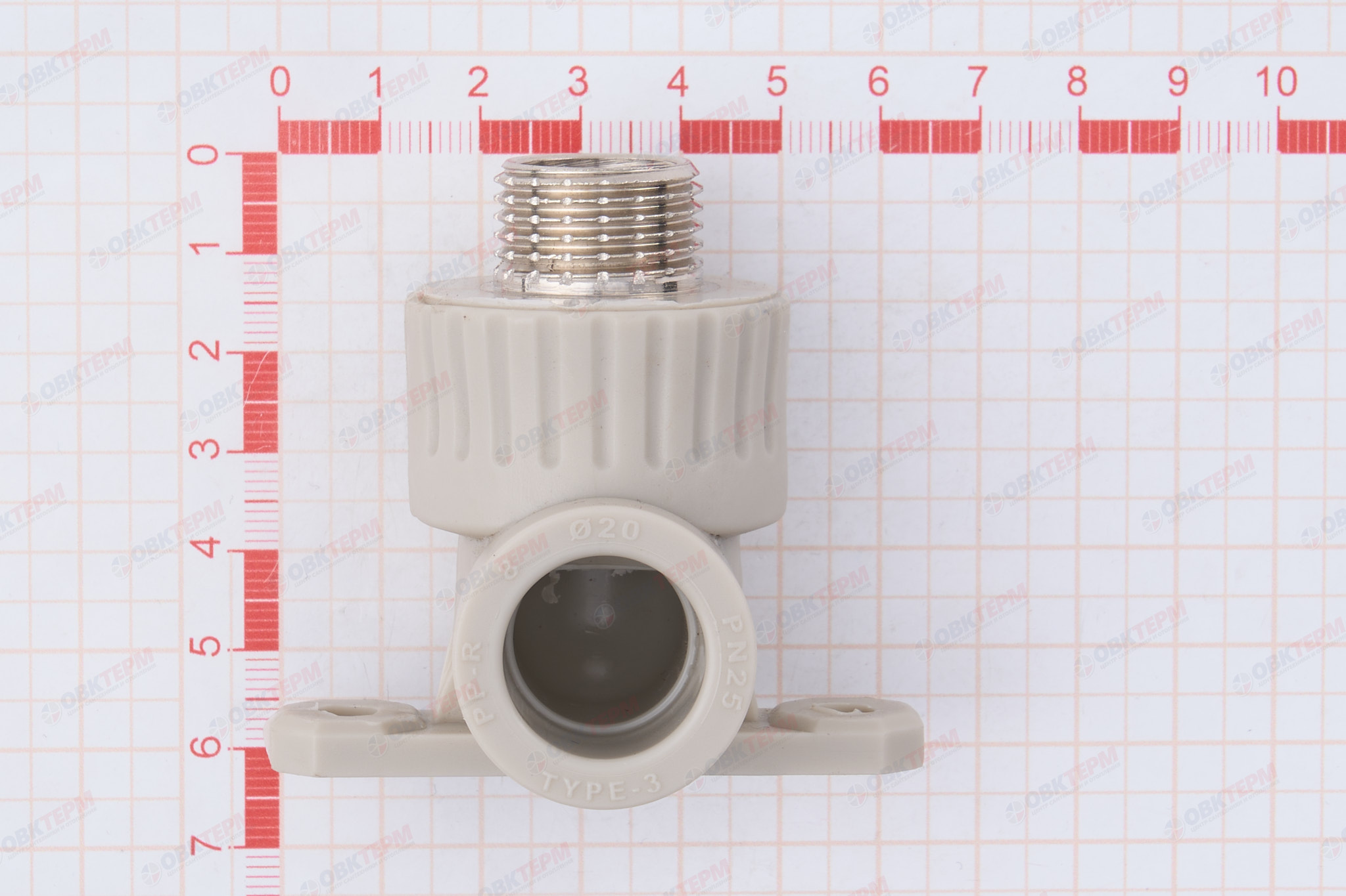 Угол монтажный  20 * 1/2" Н   СЕРЫЙ     (RTP)    (75/25) - Изображение №4