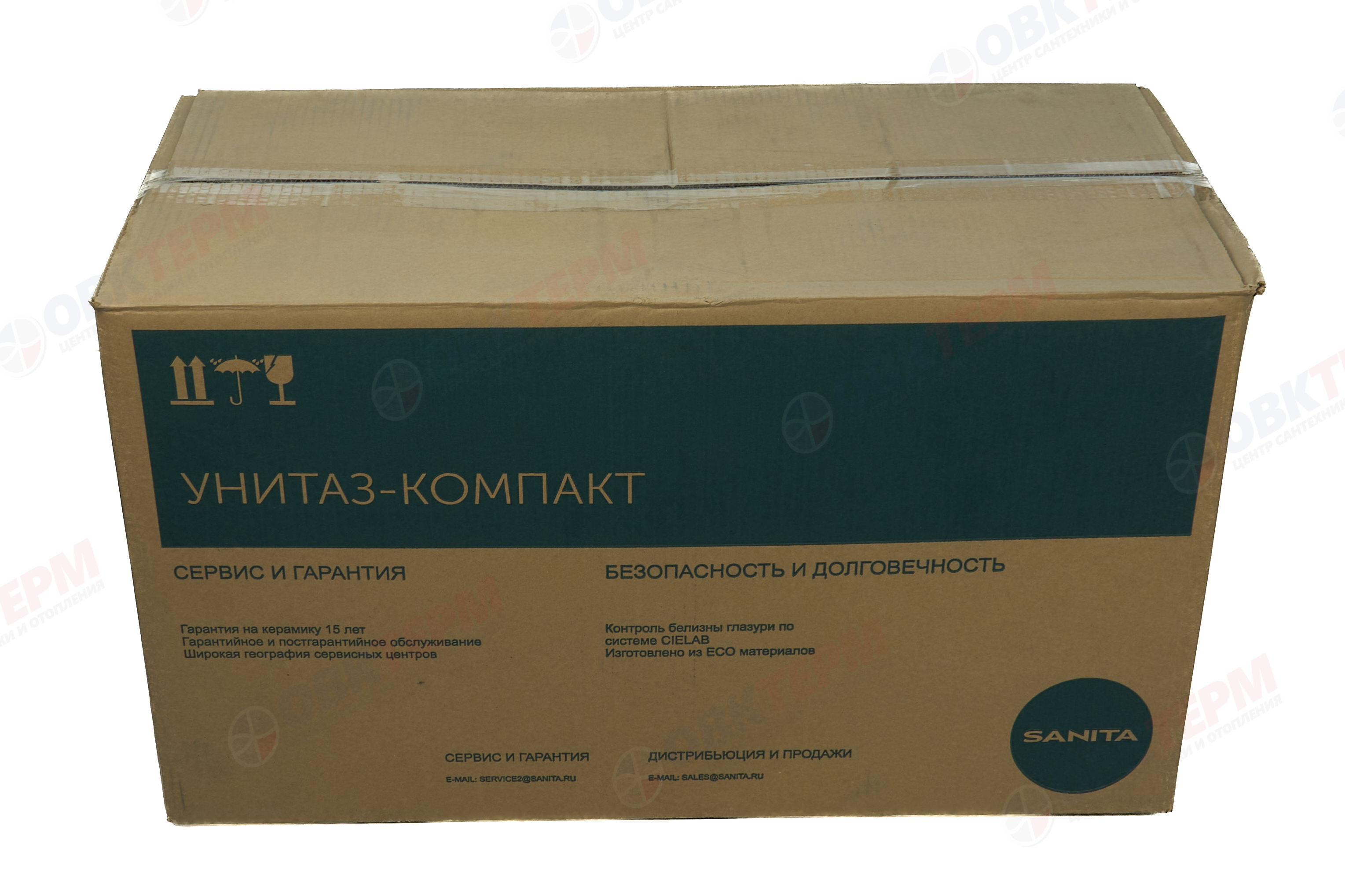 Унитаз-компакт SANITA Лада Комфорт Белый S1, косой выпуск, 1 реж., дюропласт, SC (340 x 625 x 780) - миниатюра №7