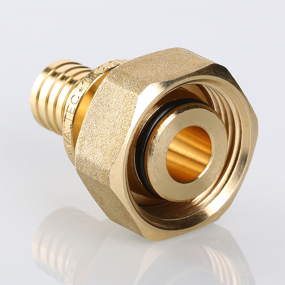 Соединитель надвижной с накидной гайкой EUROCONUS 20(2,8) х 3/4"EC VALTEC  (150/5) - Изображение №1