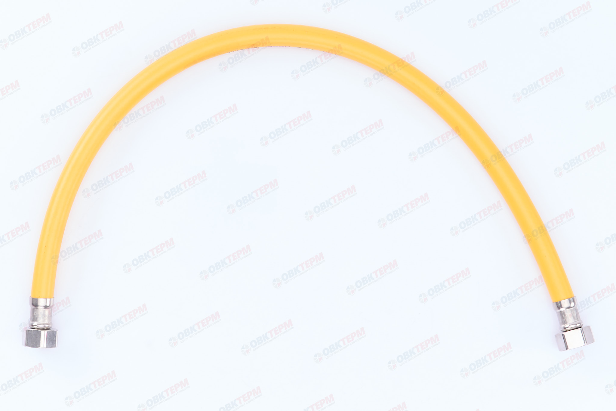 Шланг ЖЕЛТЫЙ газовый   1/2 ГГ    50 см              "OVERCON"      (50) - миниатюра №3