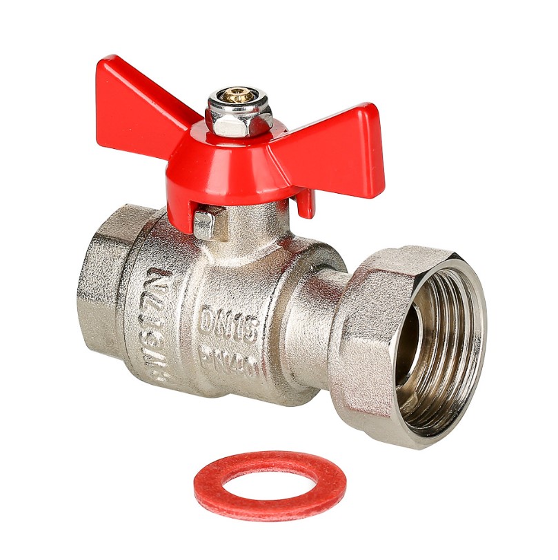 Кран шаровый    Valtec с накидной гайкой    1" * 3/4"  вв (12шт/72ящ) - Изображение №1