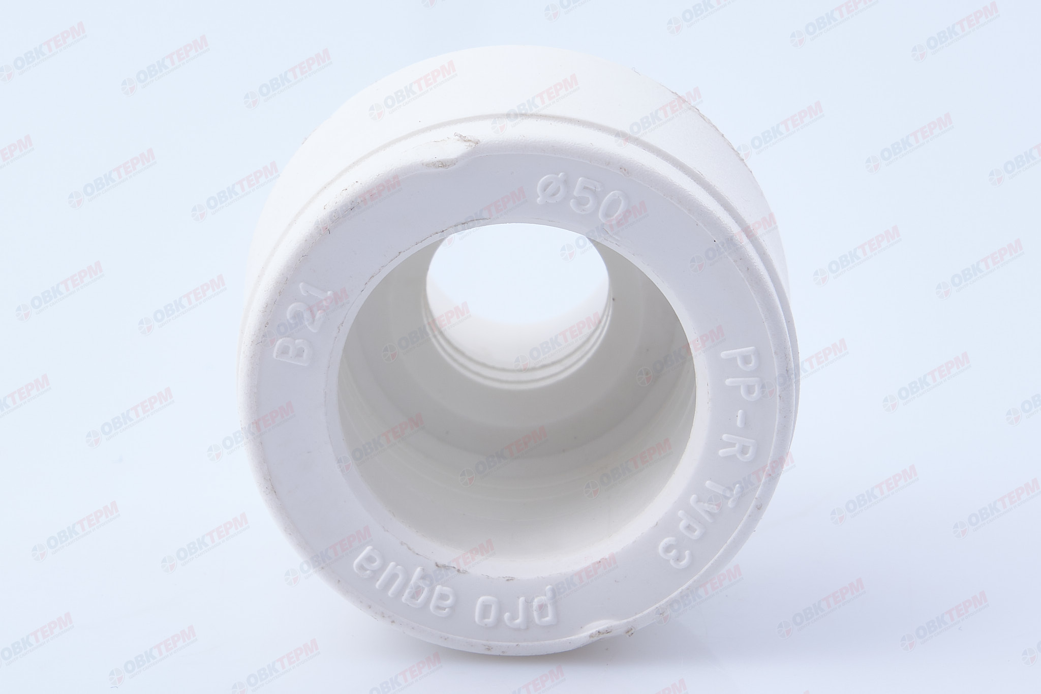 Муфта переход. 50*20   ВН   БЕЛАЯ   (PRO AQUA)    (120/30) - миниатюра №3