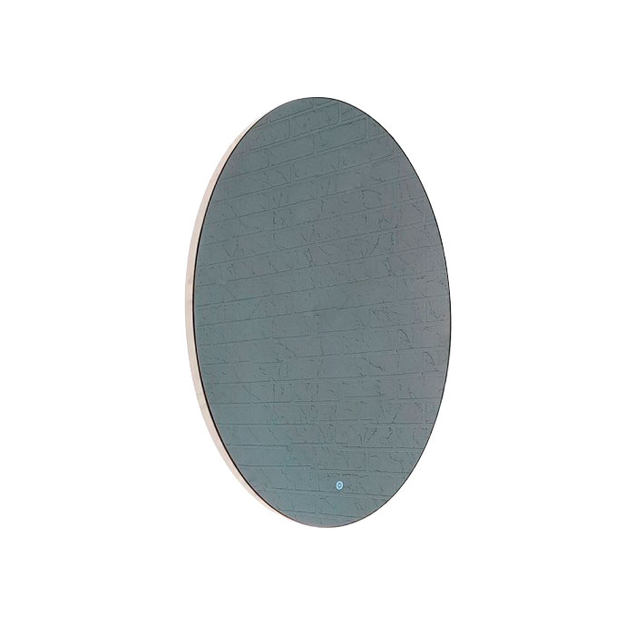 Зеркало 600х800 LED подсветкой с сенсор выкл, унив крепление 488ску в стал алюм профиле - изображение №1