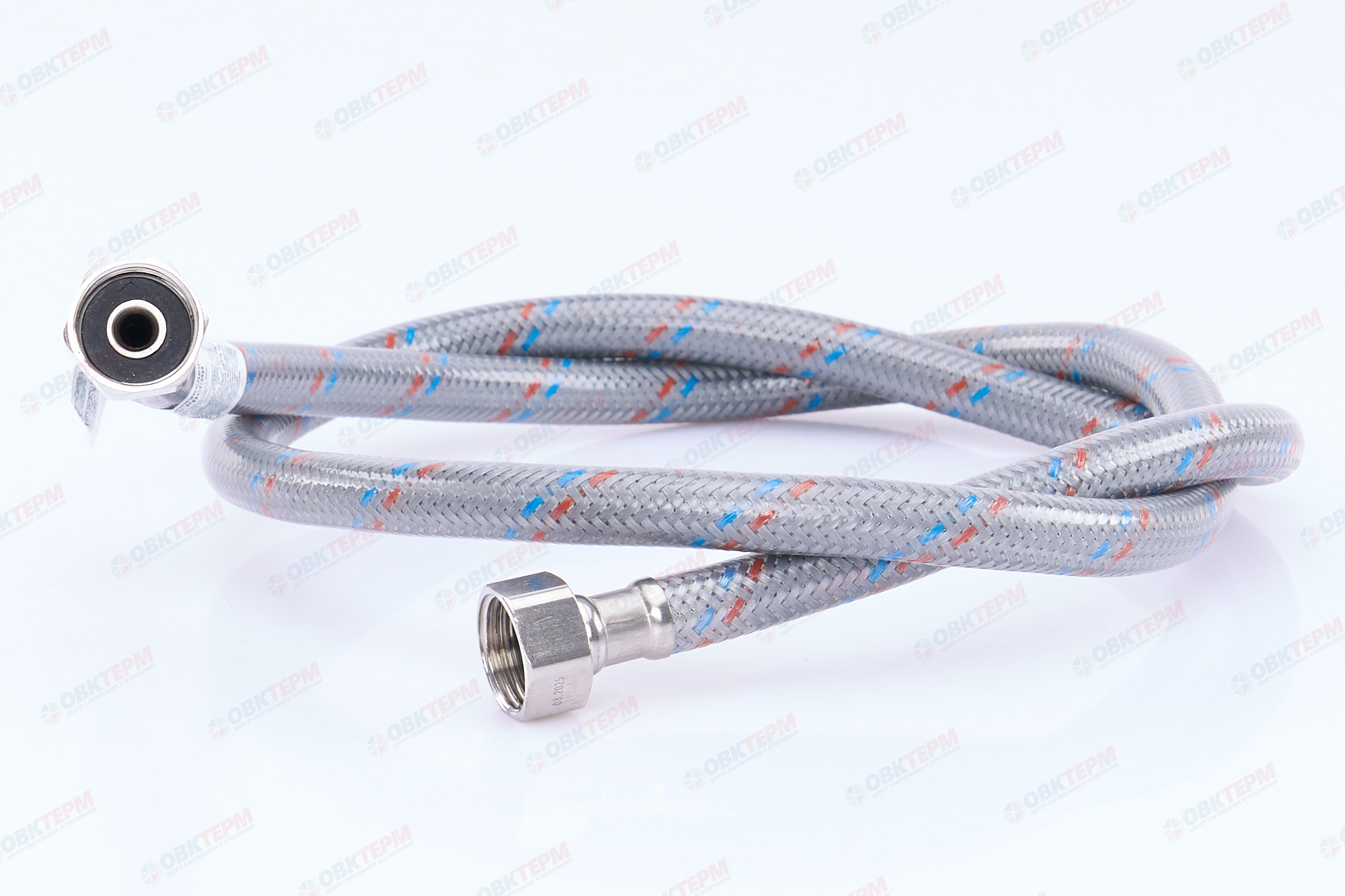 Шланг    1/2"х1/2" ВВ, в силикон.обмотке   120 см  "OVERCON"   (80шт/ящ) - Изображение №2