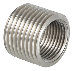 Футорка  под шестигранник   3/4"н  -  1/2"в    никель   (Valtec) - Изображение №2