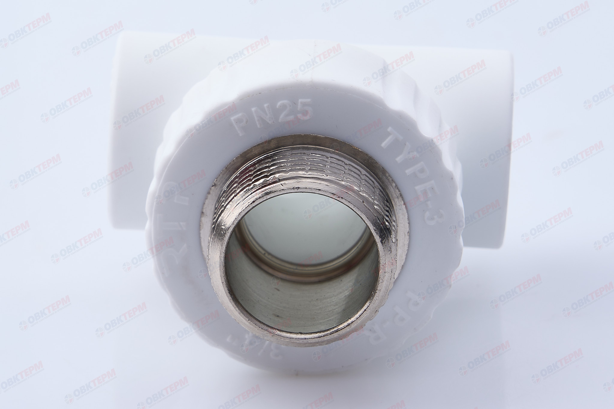 Тройник с МРН 20 * 3/4" * 20    БЕЛЫЙ PP-R   (RTP)     (60/15) - Изображение №3