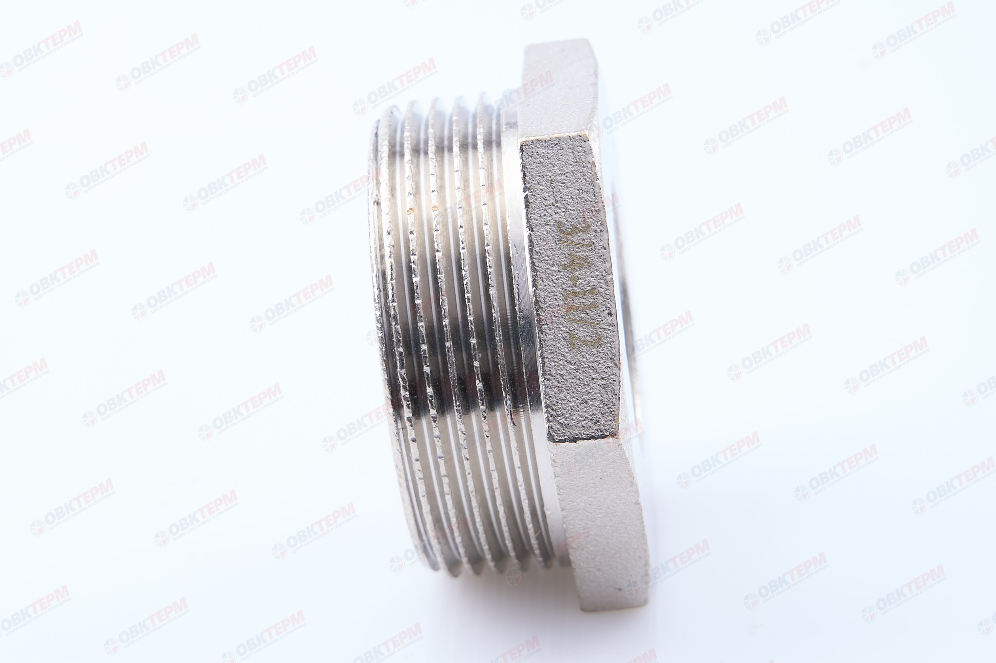 Футорка 1 1/2" -   3/4"   Никель TIM                   (65/5) - Изображение №3