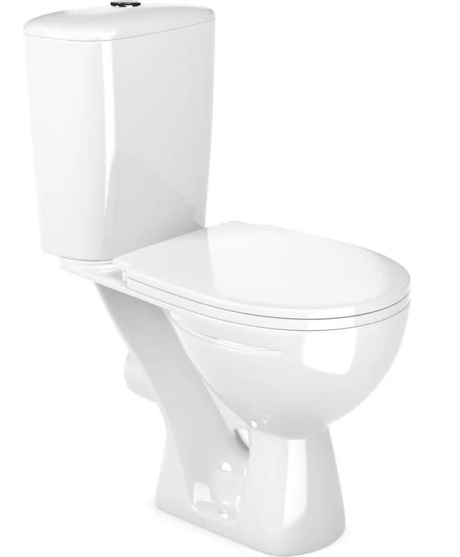Унитаз-компакт GESSO ФОБОС Home de luxе (прям. выпуск, 2 режим, сиденьем ДП, SC и болтами крепления) - изображение №1