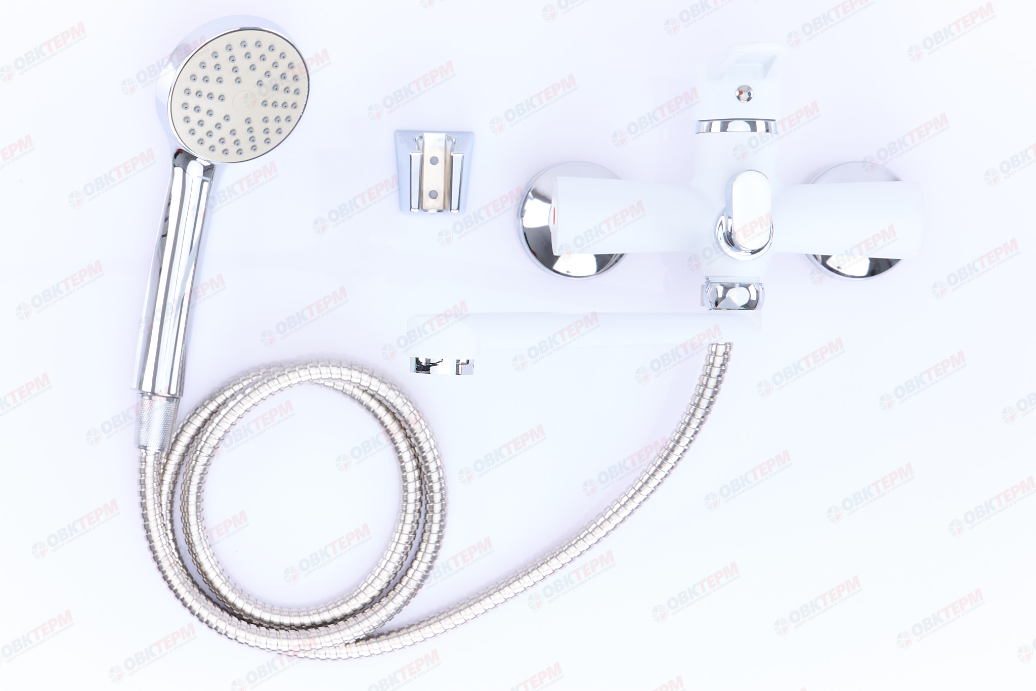 Смеситель д/ванны ZERIX PUD7 146 WHITE Ø40  (10 шт/ящ) - миниатюра №3