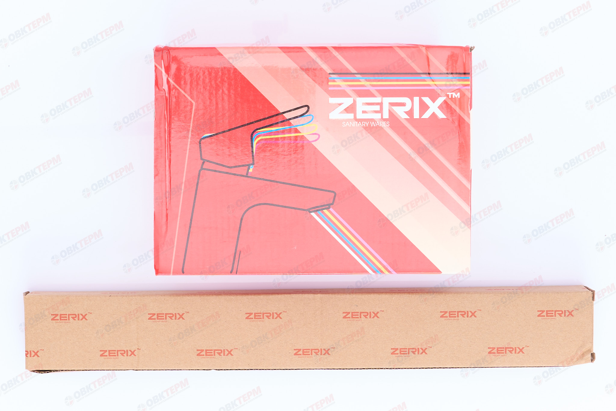 Смеситель д/ванны ZERIX PUD7 146 WHITE Ø40  (10 шт/ящ) - миниатюра №7