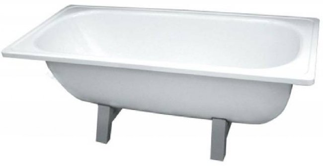 Ванна стальная  ANTIKA  160*70*40 см (1,8мм) (ВИЗ) с ножками - Изображение №1