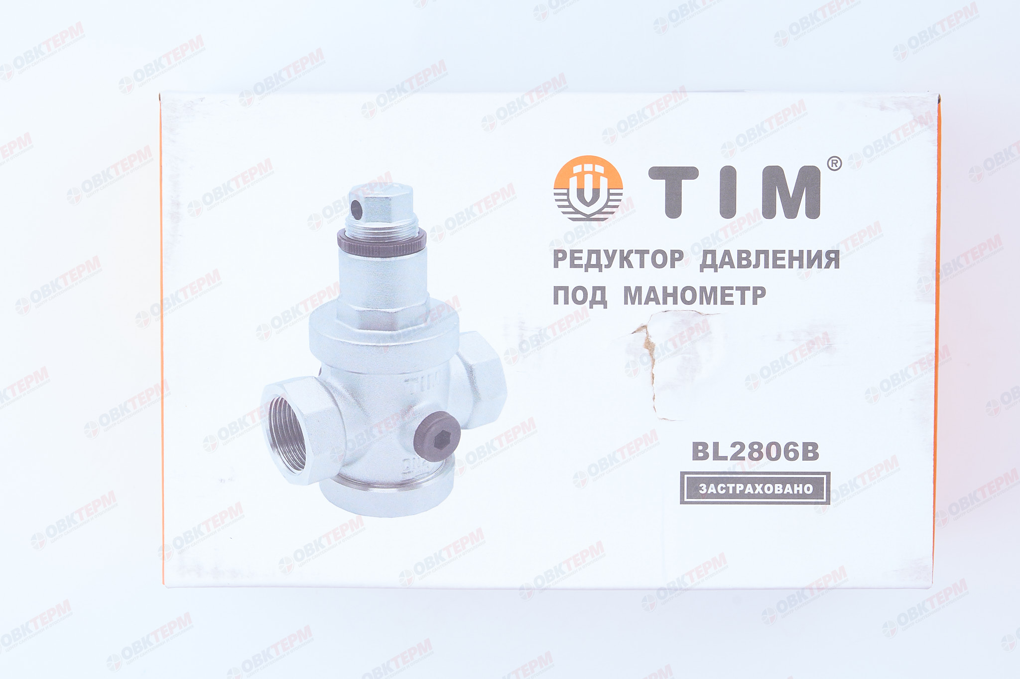 Редуктор давления под манометр 1 1/2  TIM BL-2806B - миниатюра №8