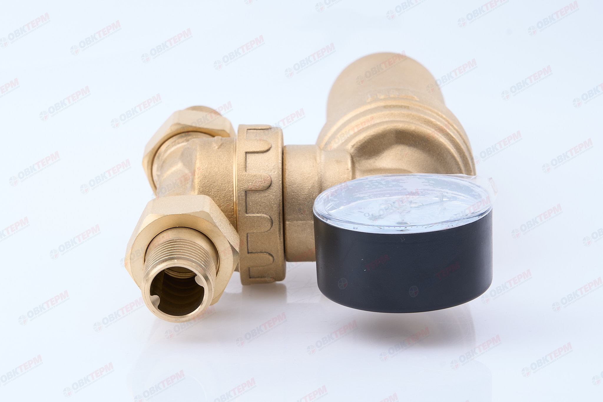 Фильтр с манометром TIM JH1001W3  1/2" с металлическим корпусом (1/12 шт) - Изображение №4
