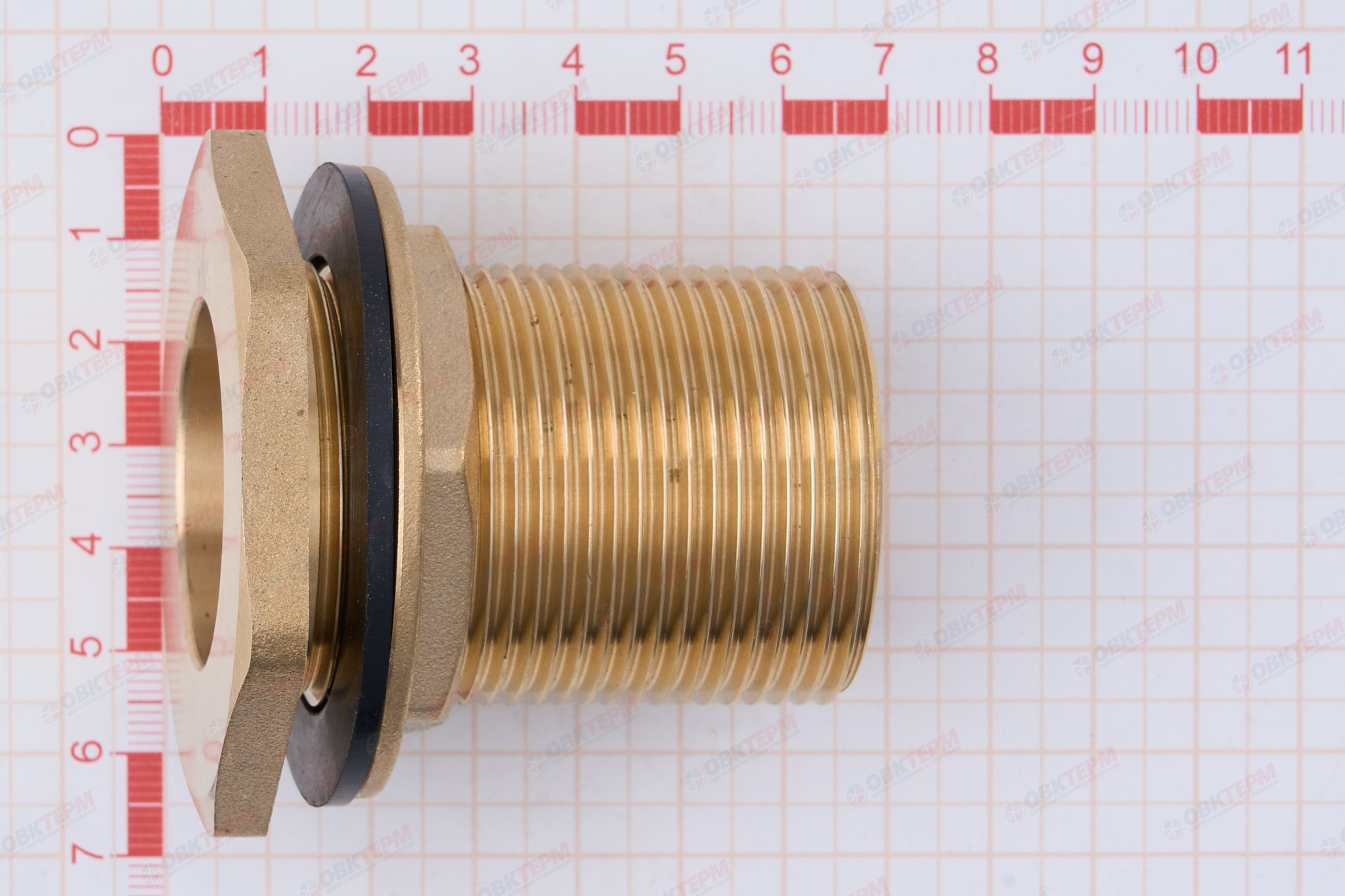 Врезка в ёмкость      1 1/4"         TIM    (20/2шт) - миниатюра №6