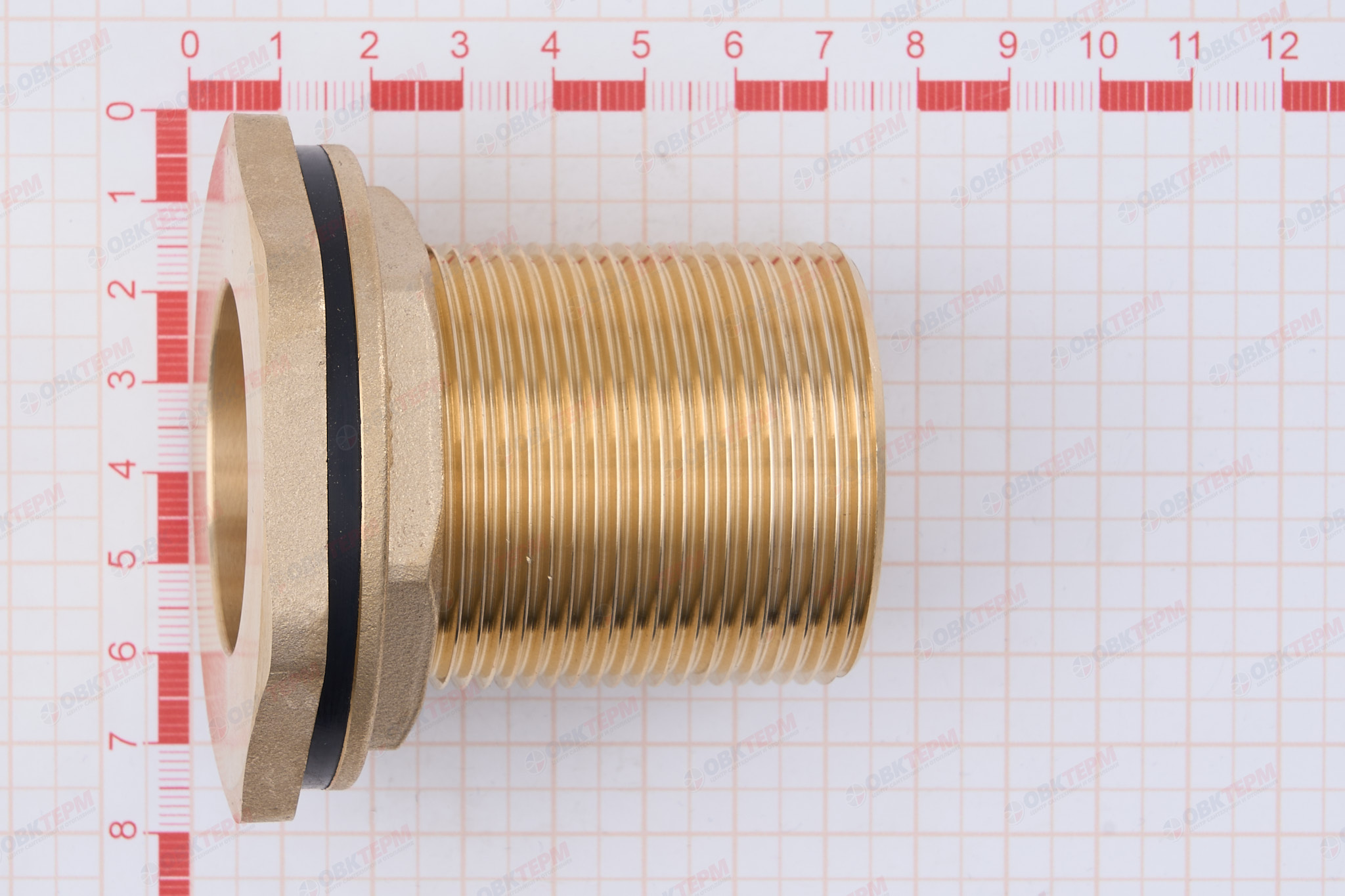 Врезка в ёмкость     1 1/2"          TIM    (2шт) - миниатюра №6