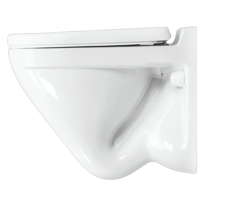 Унитаз подвесной SANITA LUX  Attica (сиденье дюропласт, SC, Clip Up) В365xГ507xШ377 - Изображение №5