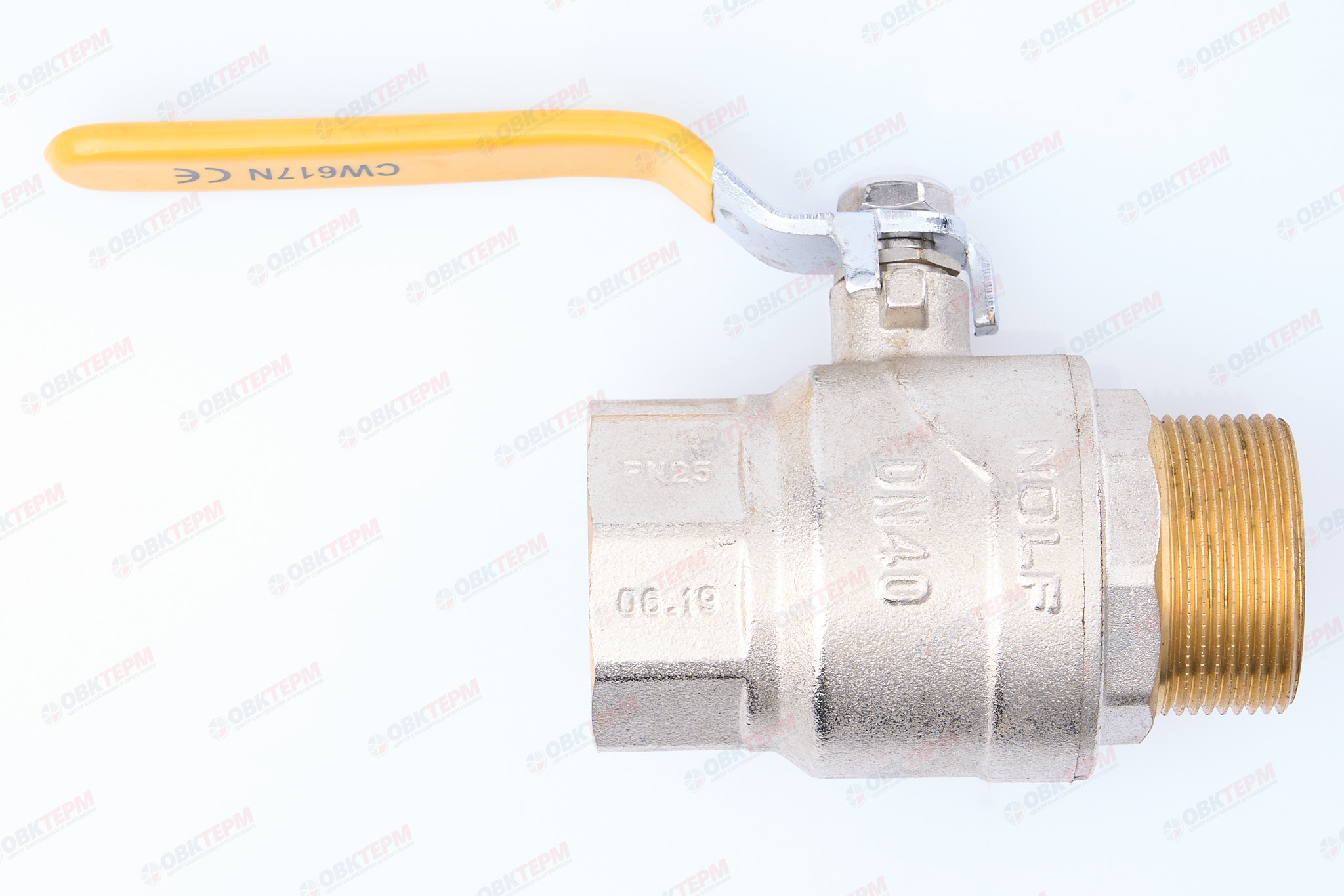 Кран шаровый    KOER/NOLF  ГАЗ  1 1/2" ВН   ручка   усиленный  (8) - Изображение №3