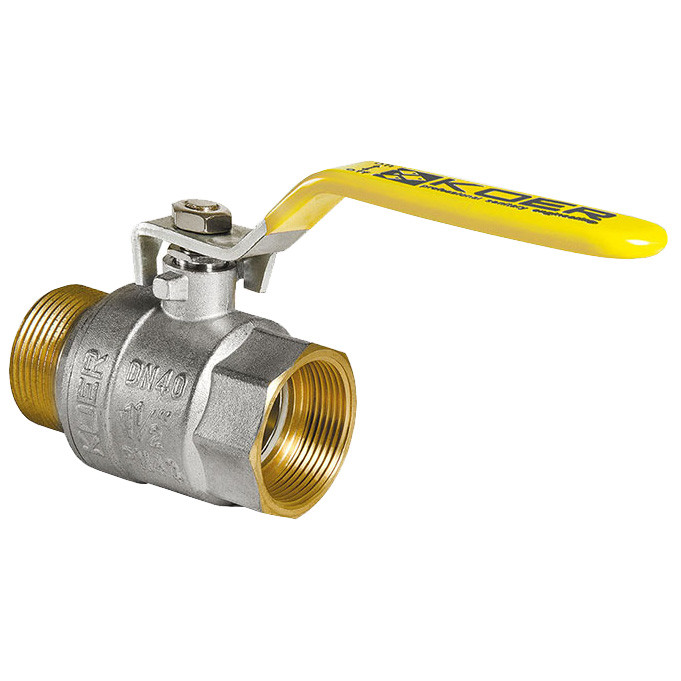 Кран шаровый    KOER/NOLF  ГАЗ  1 1/2" ВН   ручка   усиленный  (8) - Изображение №2