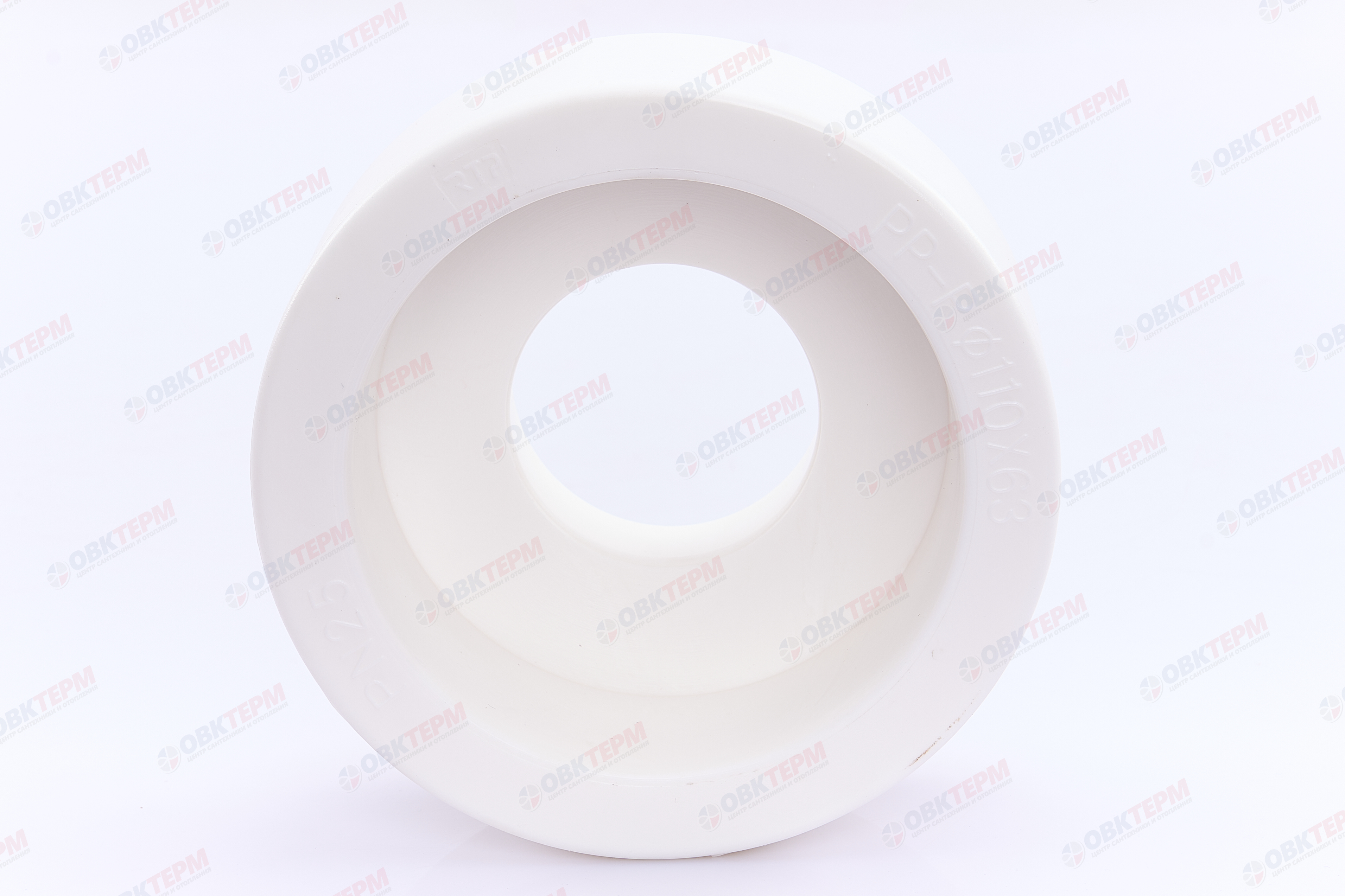 Муфта переход.  ВВ 110*63   БЕЛАЯ PP-R   (RTP)    (20/1) - миниатюра №5