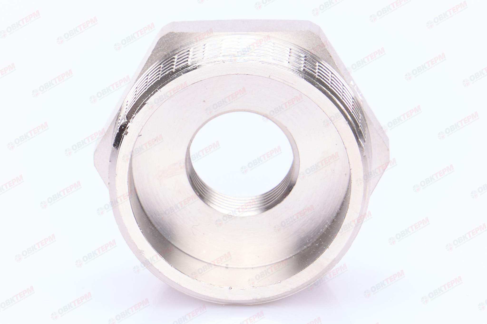 Футорка 1 1/2" -   1/2"   Никель ZEISSLER                   (65/5) - Изображение №2