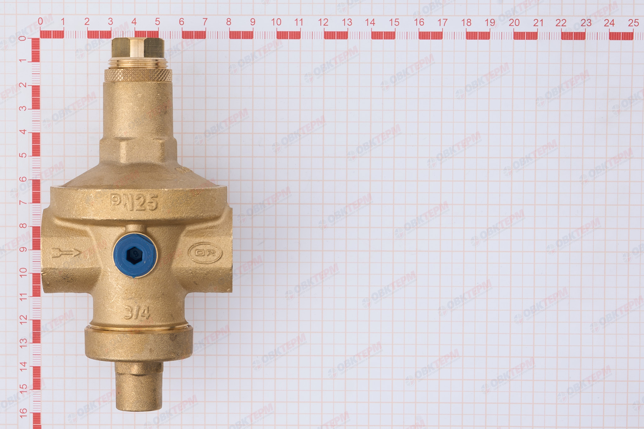Редуктор давления мембранный RIO EXPORT VALTEC PN25 от 1 до 7 бар  3/4” (аналог VT.085.N.04) 1уп/15я - миниатюра №7