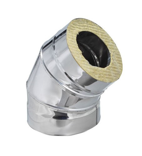 Отвод Термо 45* (сендвич) ОТ-Р 430-0,5/430 D 150/210 (2S) - Изображение №1
