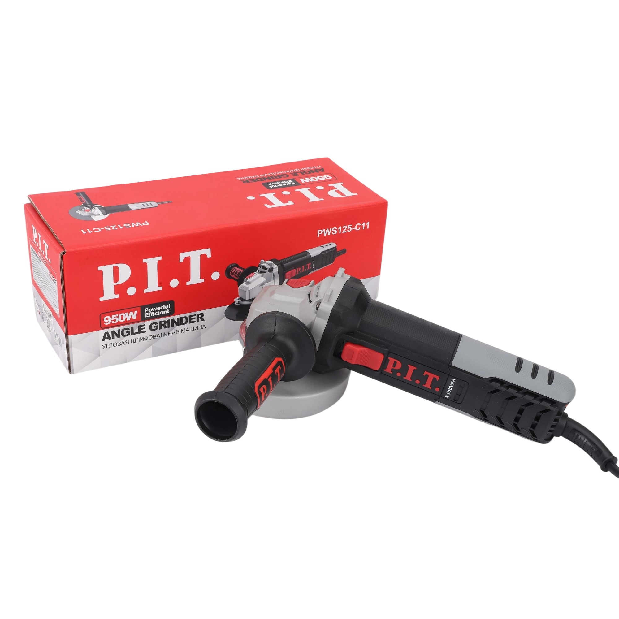 Углошлифовальная машина P.I.T. 125мм, 950Вт, рег 3500-11000 , М14 - миниатюра №12