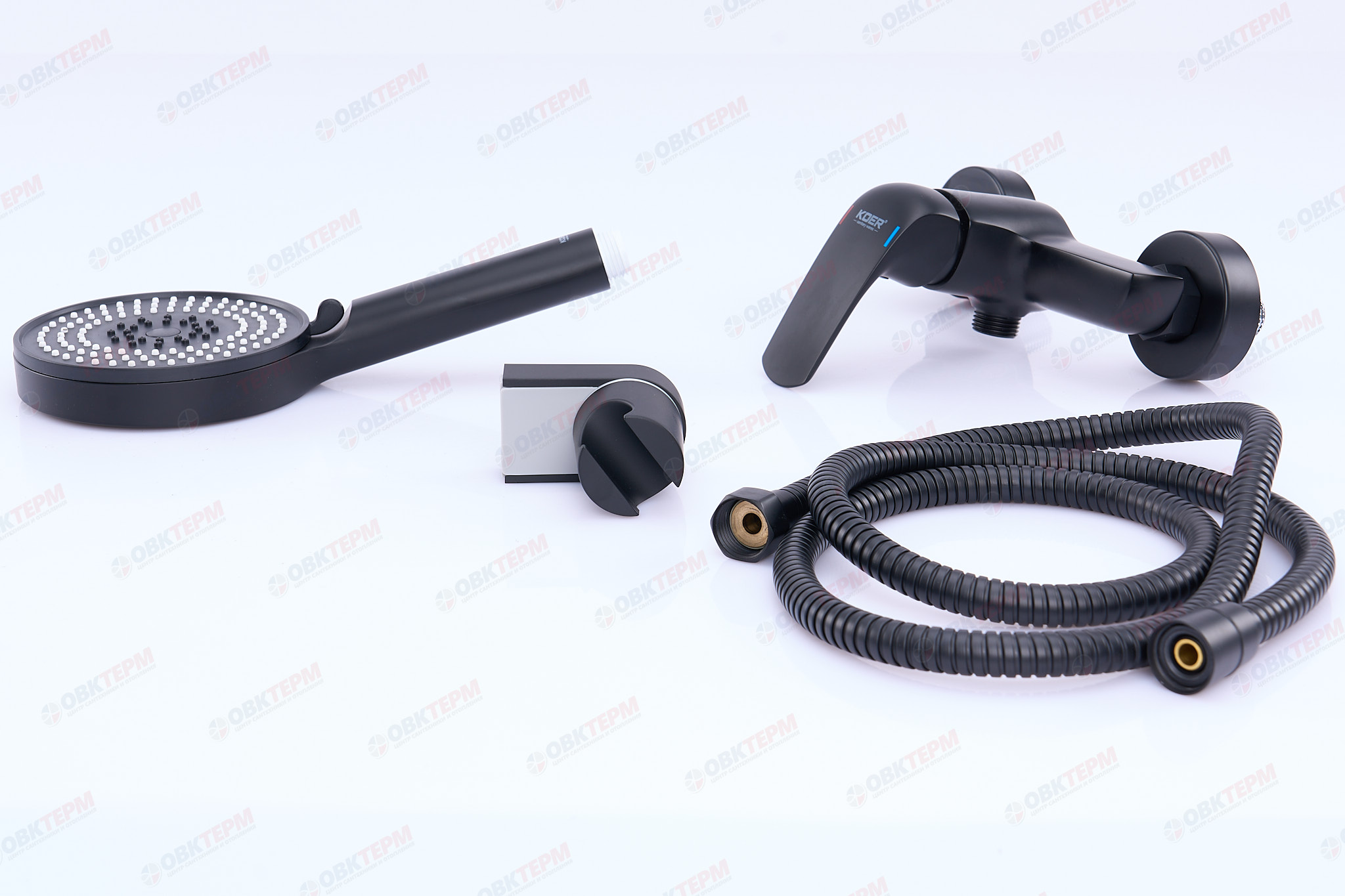 Смеситель д/душа KOER KB-30008-05  (Цвет черный) (8шт/ящ) - Изображение №4