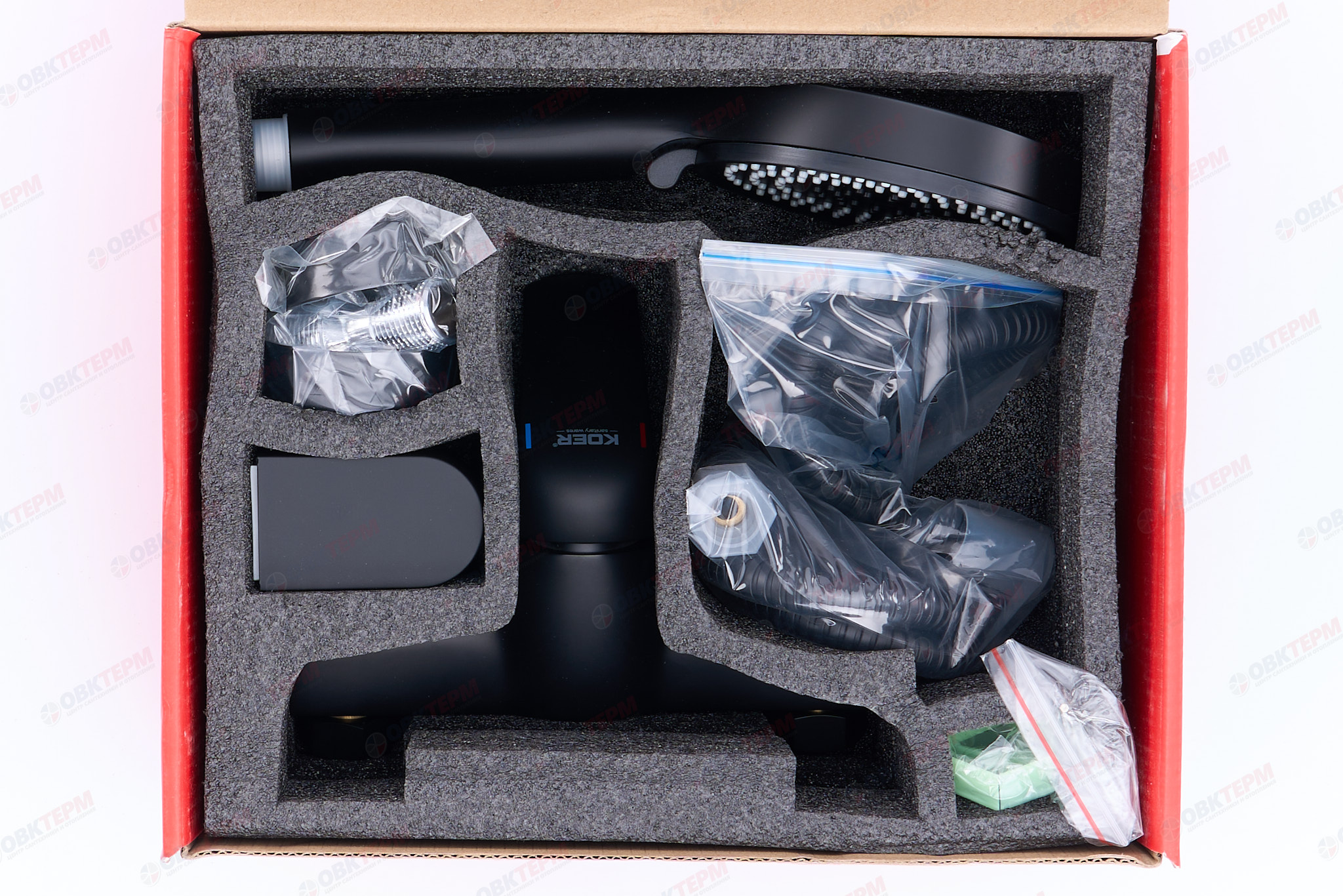 Смеситель д/душа KOER KB-30008-05  (Цвет черный) (8шт/ящ) - миниатюра №6