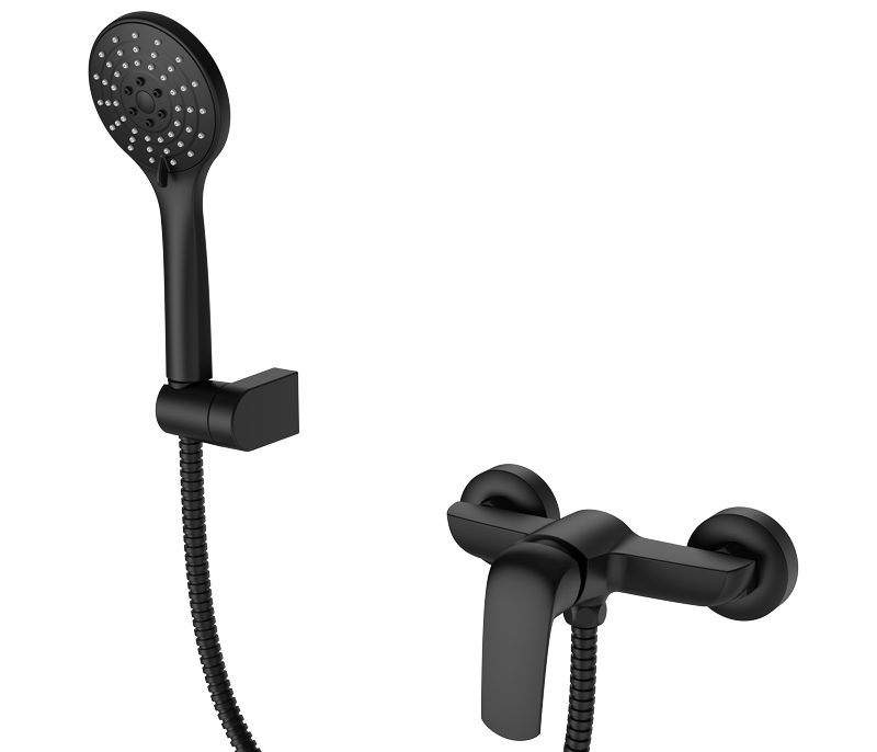 Смеситель д/душа KOER KB-30008-05  (Цвет черный) (8шт/ящ) - Изображение №1