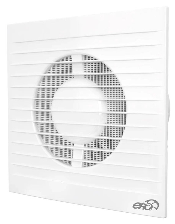 Вентилятор накладной DICITI RIO d100 обратный клапан Matt black Эра - Изображение №1