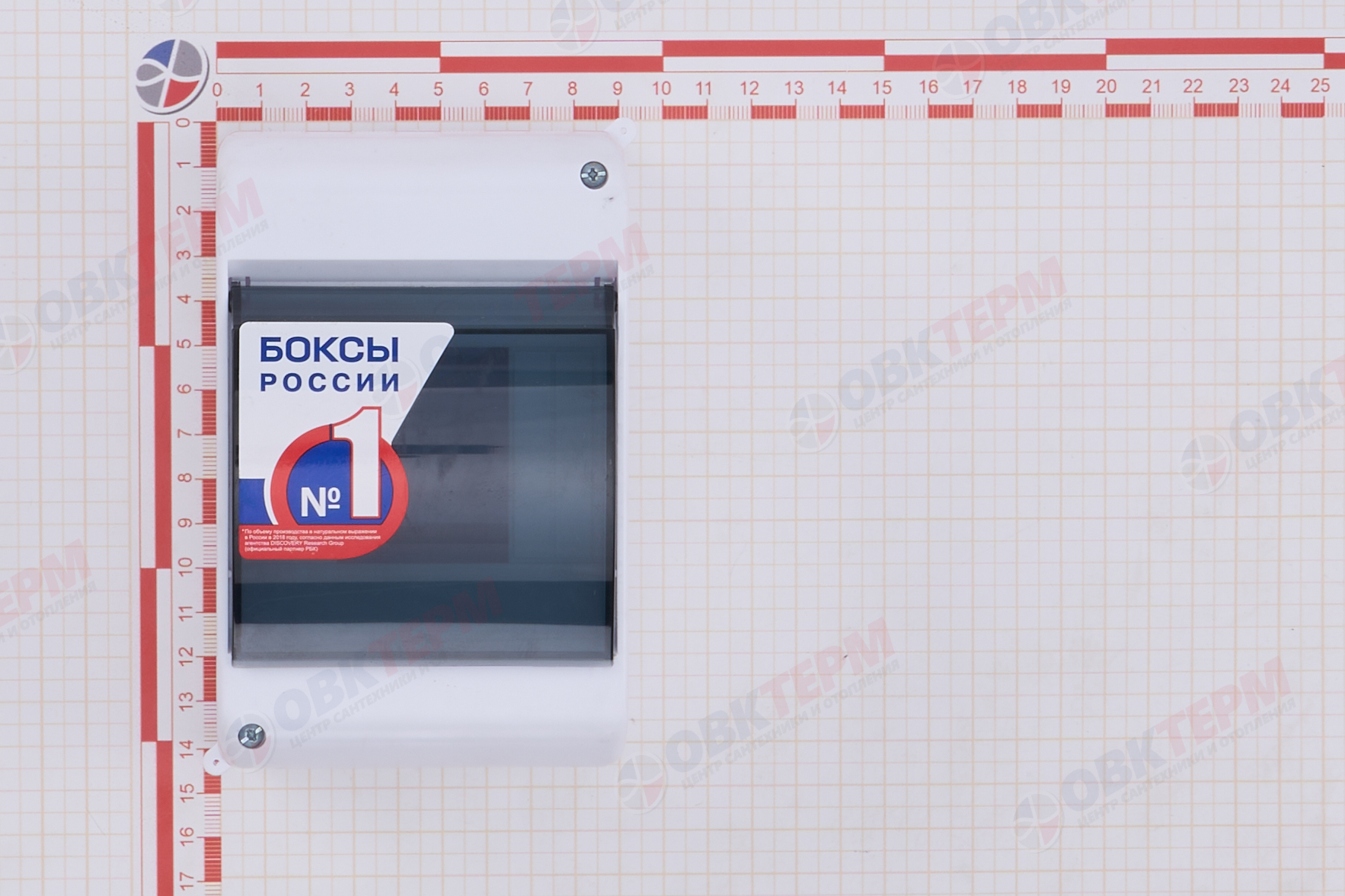 Корпус для 4-х авт. выкл. прозр. крышка пластик. бел. ОП КМПн 2/4 Krepta 3 IP30 IEK - миниатюра №10