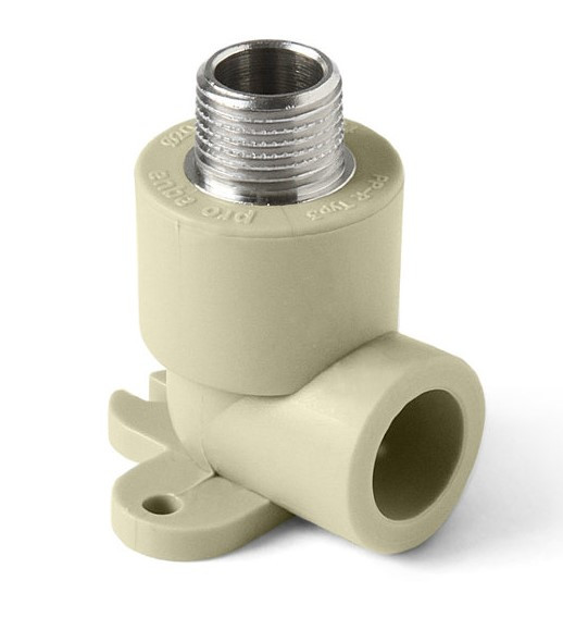 Угол монтажный  25 * 1/2"н   СЕРЫЙ   (PRO AQUA)          (100/10) - Изображение №1