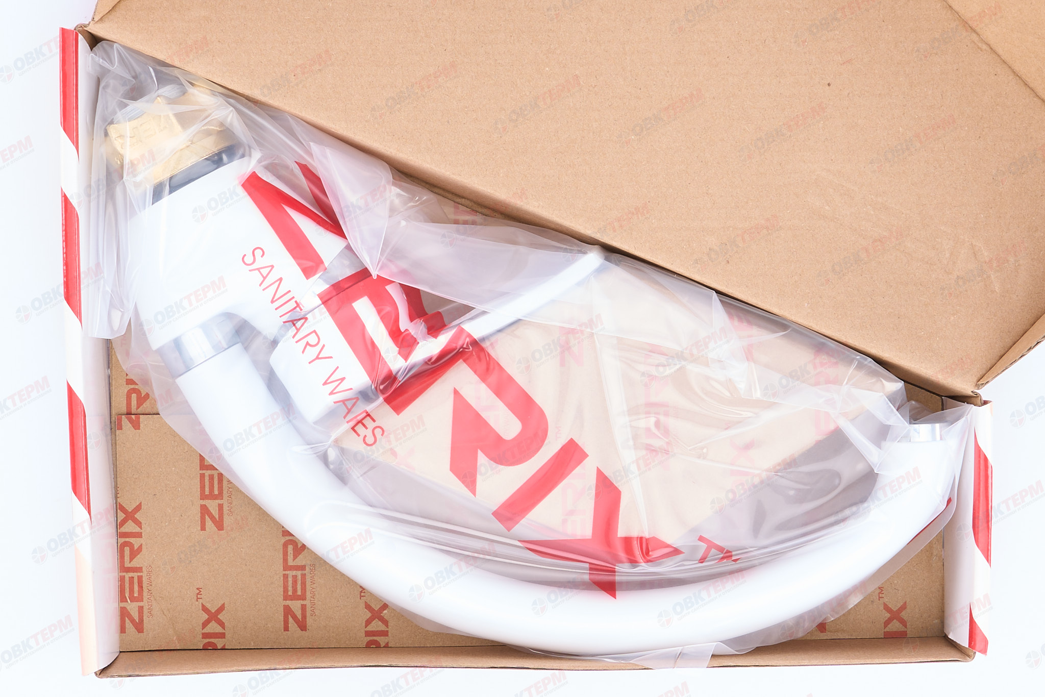 Смеситель д/кухни ZERIX YUB 279 ГАЙКА WHITE (10 шт/ящ) - миниатюра №5