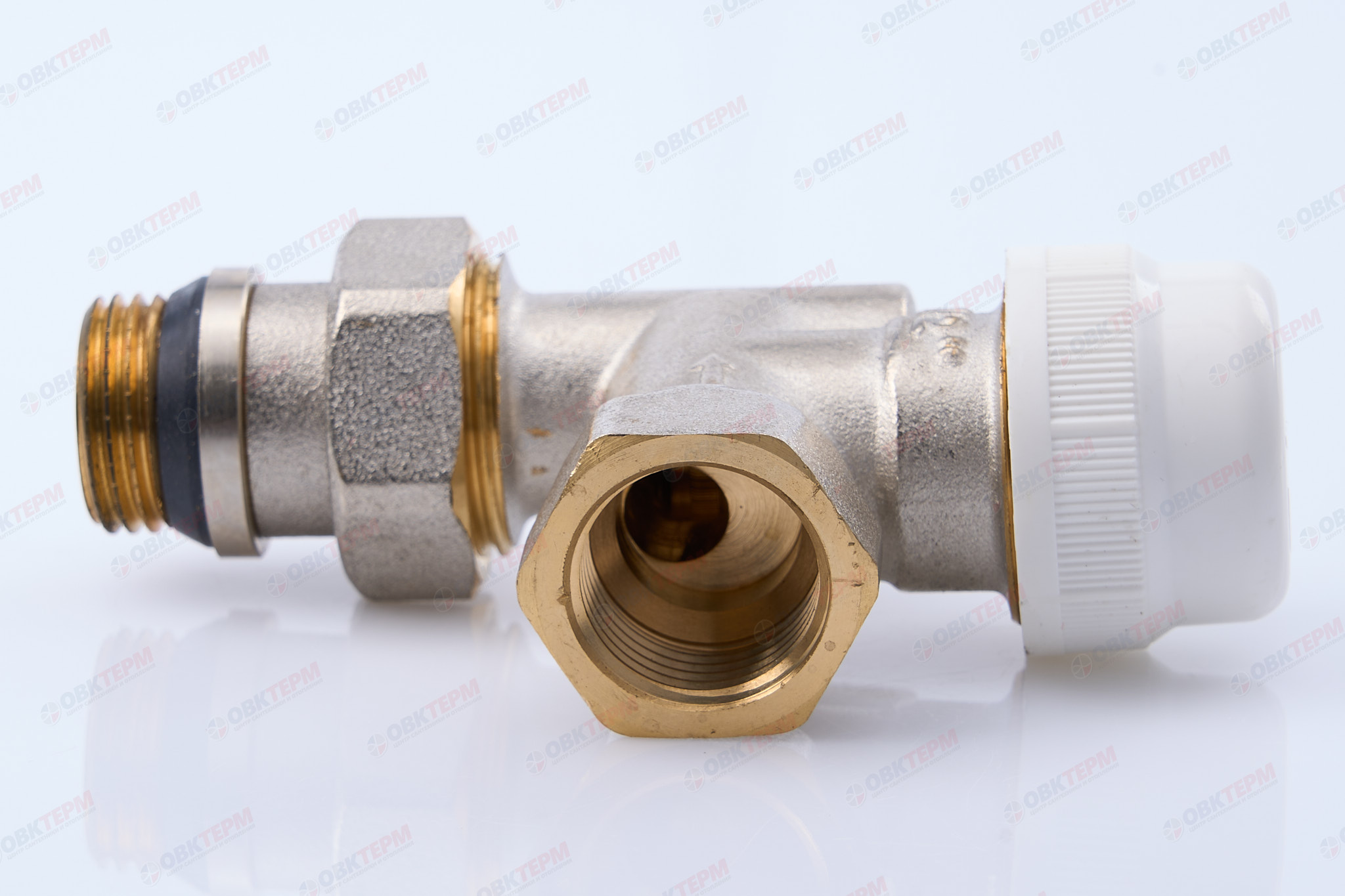 Кран термостатический KOER  1/2"х1/2" угловой KR.931-GI антипротечка - Изображение №4