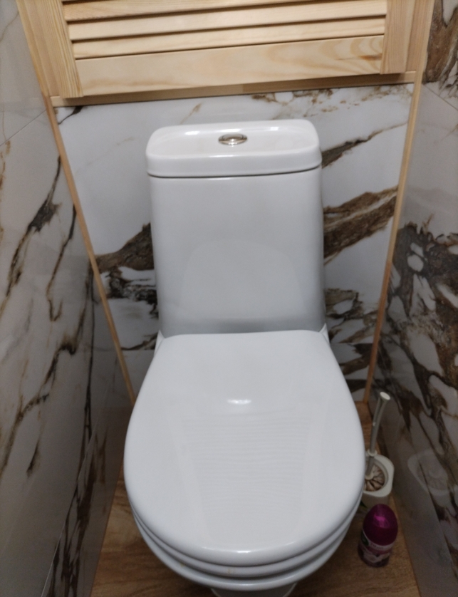 Унитаз-компакт  ROSA  "Сканди"   белый (кос.вып.,2-реж.,ПП.,ниж.под) Ш360*В790*Г635 - Изображение №3