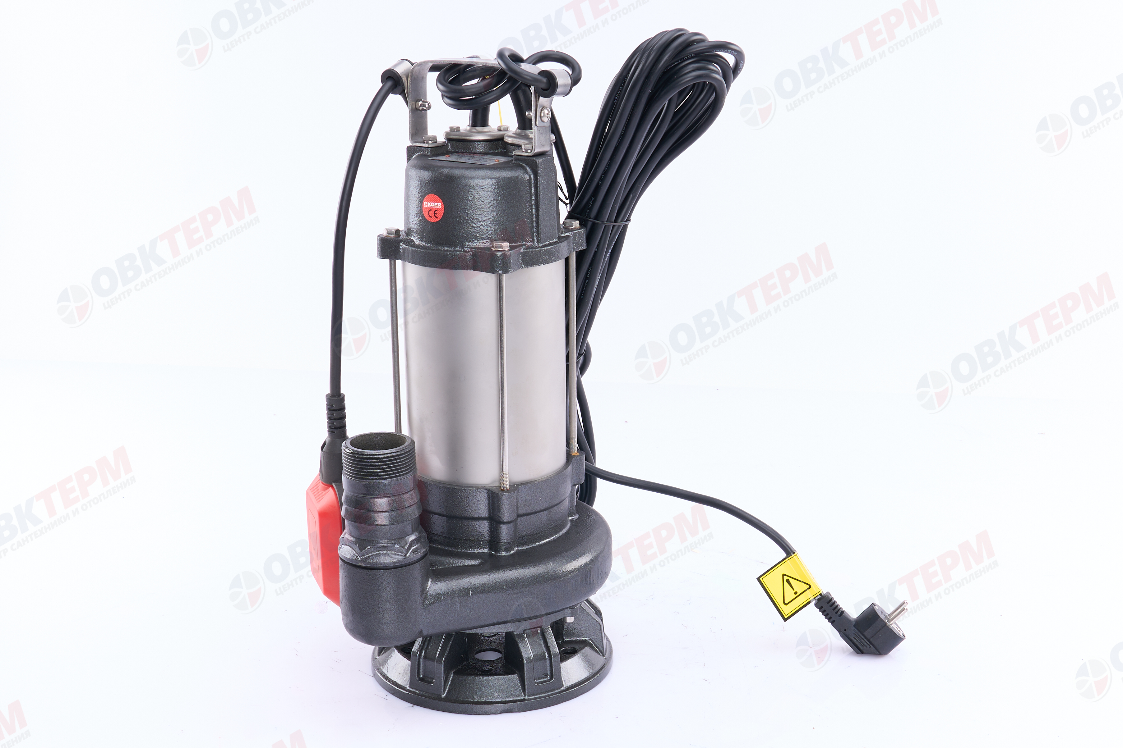 Насос фекальный  WFD 6-12-0.55A  KOER  (550Вт/260л.м./15м, обм.медь) - Изображение №2