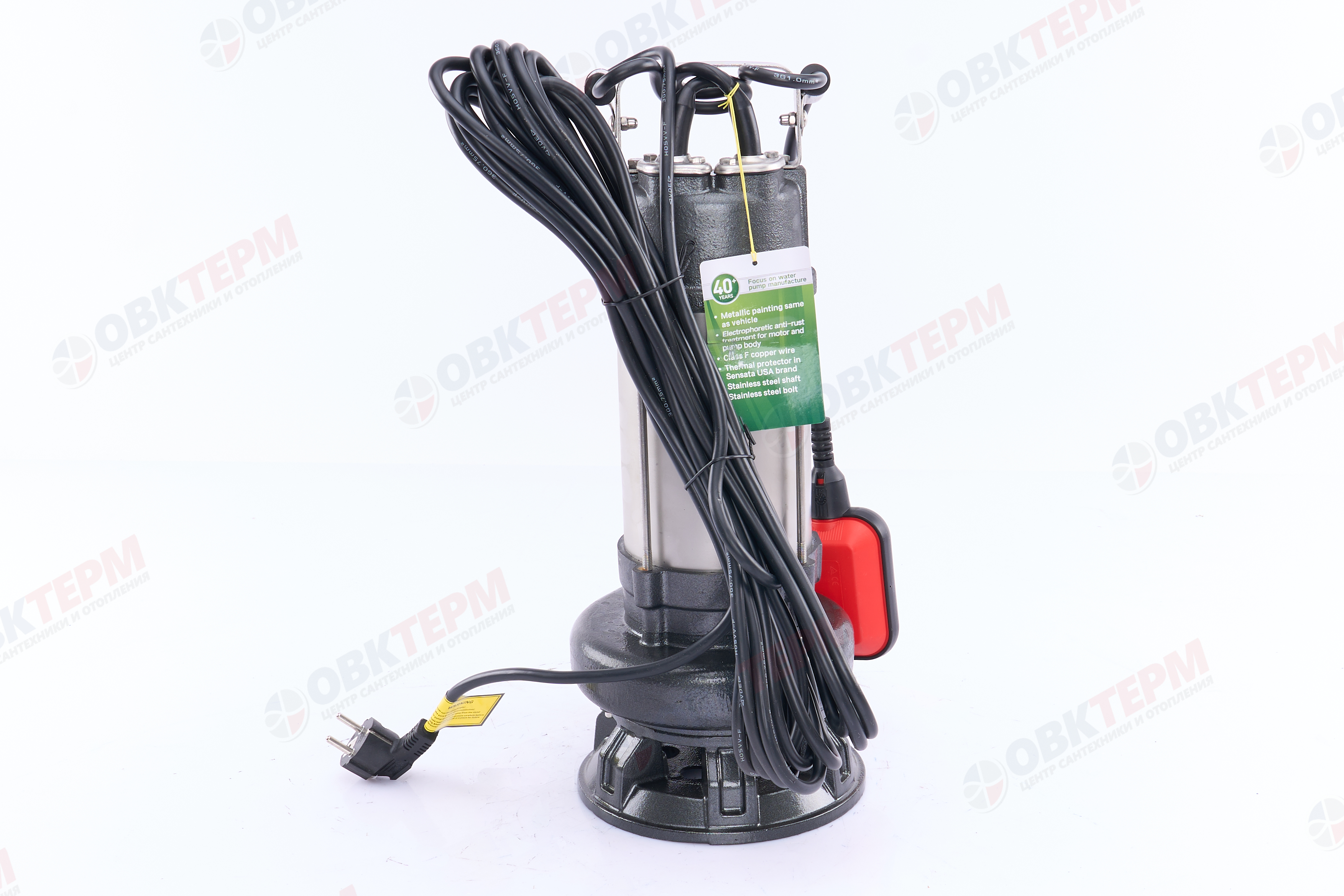 Насос фекальный  WFD 6-12-0.55A  KOER  (550Вт/260л.м./15м, обм.медь) - Изображение №5