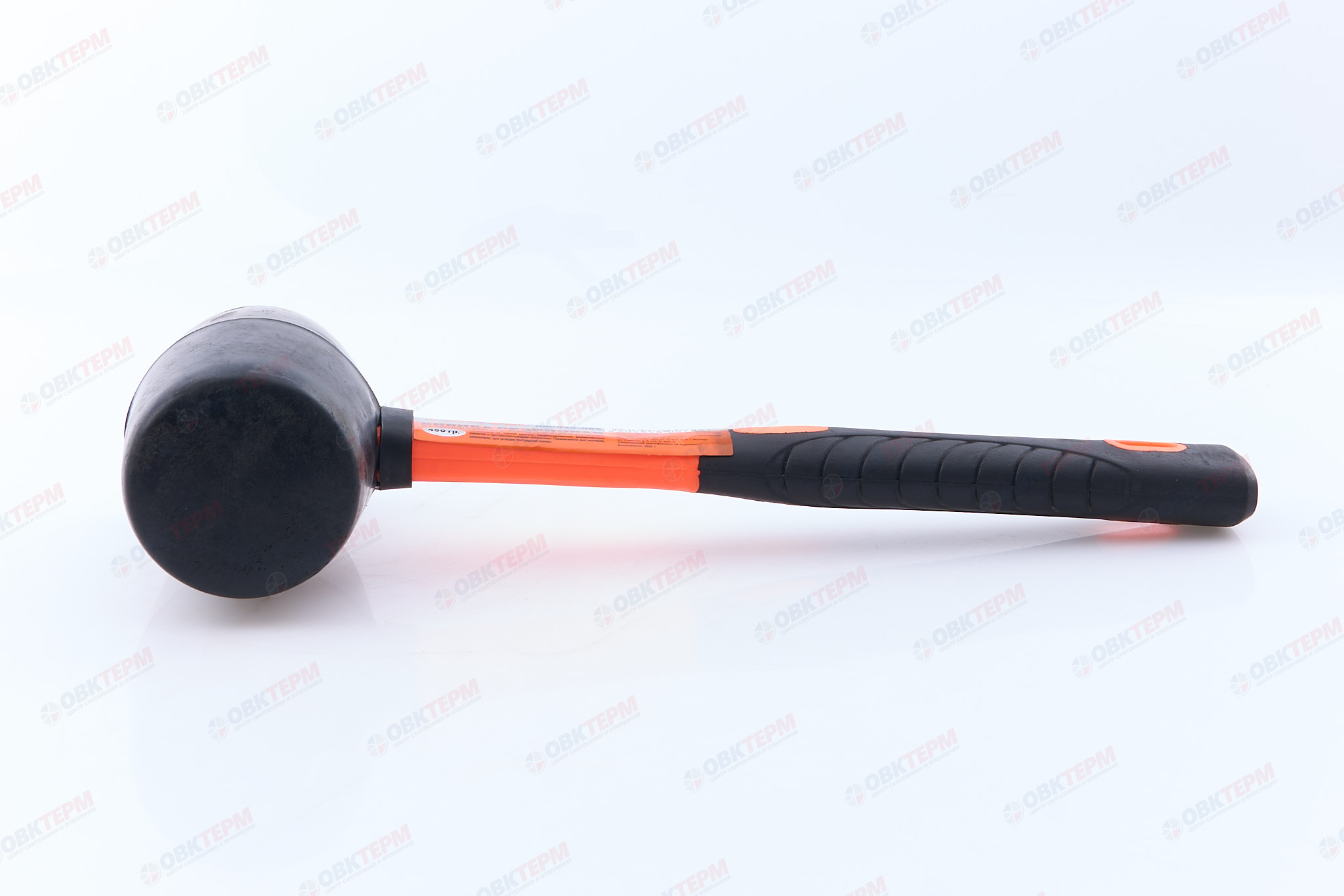 Киянка с фибергласовой ручкой, черная резина 450 гр SANTOOL - Изображение №4