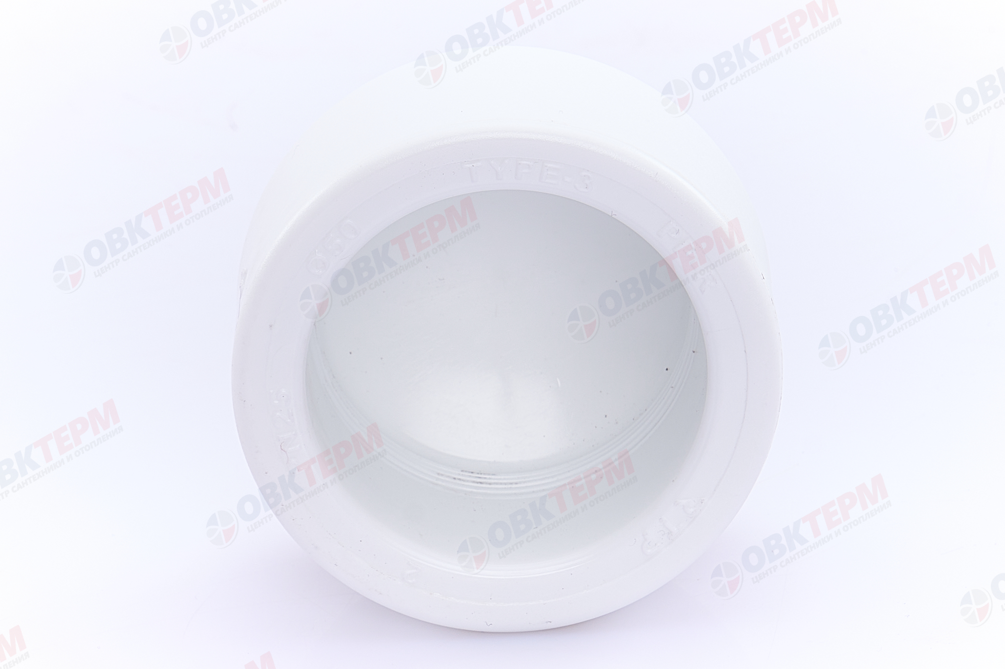 Заглушка  50   БЕЛАЯ PP-R    (RTP)    (72/18) - Изображение №3