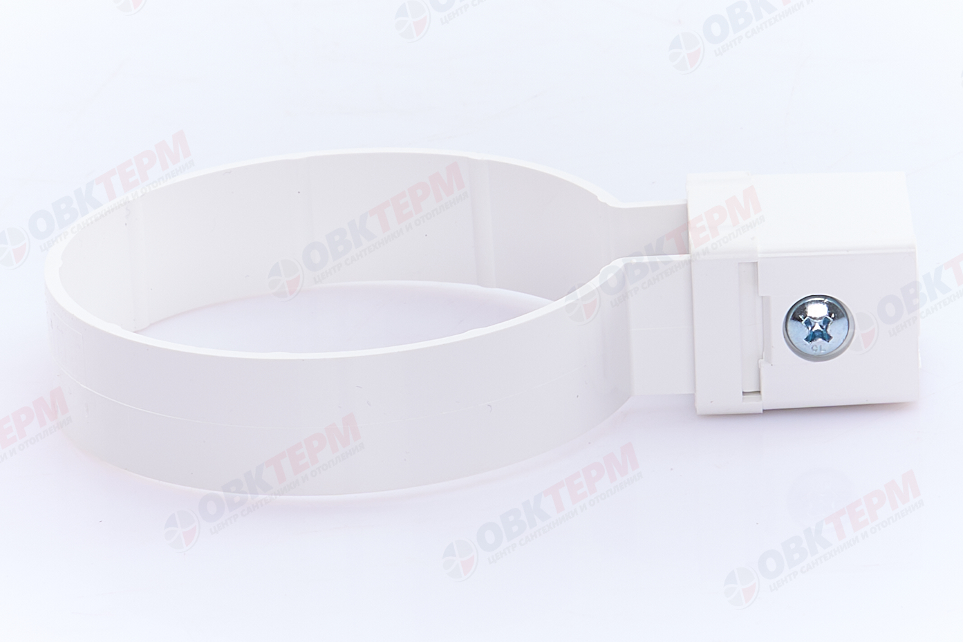 Хомут трубы Kliker ПВХ Grand Line Premium белый (инд.упак.) (RAL 9003) (уп. 120шт) - Изображение №5