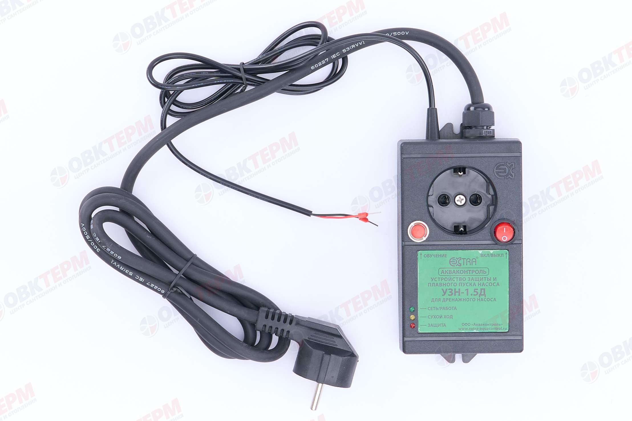 Устройство защиты УЗН-1,5Д Extra Акваконтроль (для дренажных насосов 0,75-1,5кВт) - Изображение №2