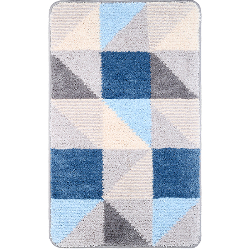 коврик для ванной VISA серо-голубой (50х80) FX-5005X - Изображение №1